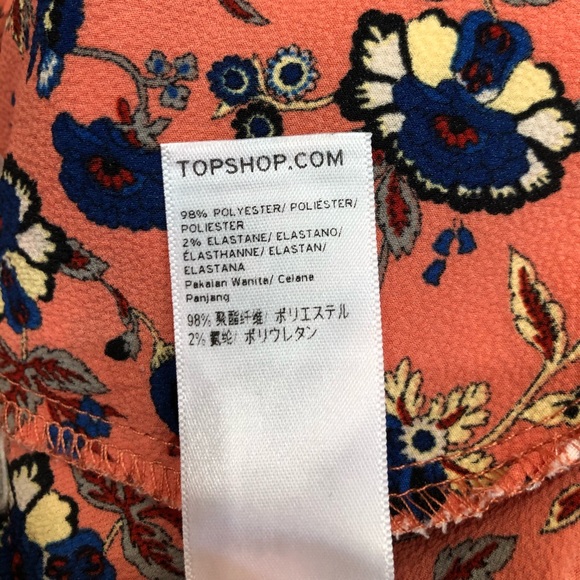 Topshop high waisted floral pants - Picture 6 of 6